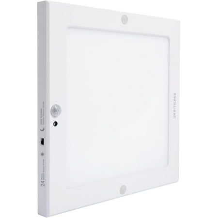 

Luminaire Monté Au Plafond Avec Capteur De Mouvement À Led Pir Forme De Panneau Ultra-Mince De 18 W Marche/Arrêt Automatique Du Crépuscule À L Aube (Ou Jour Et Nuit)