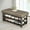 G rey, variant on Soft Cushion Shoe Stool with Storage | Multi-Compartment Organizer with Metal Frame | Space-Saving Entryway Bench for Bedroom & Foyer