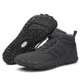 thumbnail image 6 of Leozcaa Winter Hike Barefoot Boots Womens Minimalist Warm Zero Drop Snow Boot Slip On Barefoot Footwear, 6 of 7