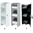 thumbnail image 4 of Billuyoard Dispensador de rollos de papel higiénico doble de acero inoxidable, surtido y organizado. Almacenamiento y organización del hogar B, 4 of 6