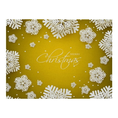 

Hot Sale Table Mat Christmas Table Mat Hotel Tableware Mat Printed Table Mat