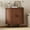 31.5" Walnut Brown, variant on 31.5" Fluted Sideboard Buffet Cabinet,Storage with Sliding Doors & Adjustable Shelf, Modern Accent Console Table Coffee Bar for Living Room, Kitchen, Dining Room, Entryway