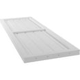 thumbnail image 6 of Ekena Millwork 17 1/2"W x 50"H Americraft Five Board Exterior Real Wood Two Equal Panel Framed Board-n-Batten Shutters (Per Pair), White, 6 of 9