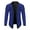 Blue, variant on IROINNID Men's Long Sleeve Open Front Mid-Length Jacket Solid Color Leisure Sequin Dance Dress Cardigan Jacket