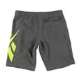 thumbnail image 2 of Reebok Boys Vector Athletic Workout Shorts gray S, 2 of 2