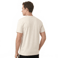 thumbnail image 4 of GOLDENROW Pure Dry Fit Poly T-Shirt, Men's Short Sleeve 100% Polyester Tee, Dust, L, 4 of 5