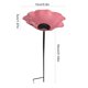 thumbnail image 5 of Estaca metálica decorativa para jardín, bebedero para pájaros, estación de agua para abejas, bebedero para mariposas, ideal para polinizadores y aves silvestres. Decoración para patio., 5 of 7