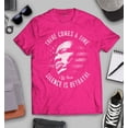 thumbnail image 3 of S4E Men's Martin Luther King Jr. Silence is Betrayal T-Shirt X-Large Heliconia Pink, 3 of 4