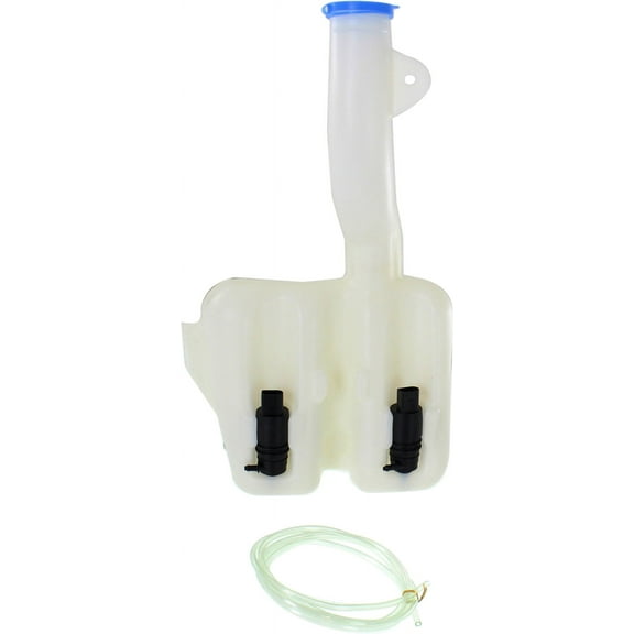 Washer Reservoir Compatible with HONDA PILOT 2009-2015 Assembly with Dual Pump Cap and Fluid Level Sensor (2011-2015 AWD)