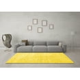 thumbnail image 3 of Ahgly Company Machine Washable Indoor Rectangle Persian Yellow Traditional Area Rugs, 3' x 5', 3 of 4