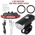 thumbnail image 3 of HLONK USB Rechargeable LED Bicycle Headlight & Rear Lamp  700 lm  Black (2 Pack), 3 of 12