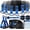 Blue, variant on Heavy Resistance Bands for Working Out, 300lbs/360lb/420lb Exercise Bands Workout Bands with Handles, Door Anchor, Ankle Straps, Gym Workout Equipment for Men Fitness Strength Stretching