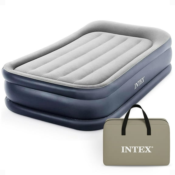 Open Box Intex Dura Beam Deluxe Pillow Bed with Built In Pump, Twin