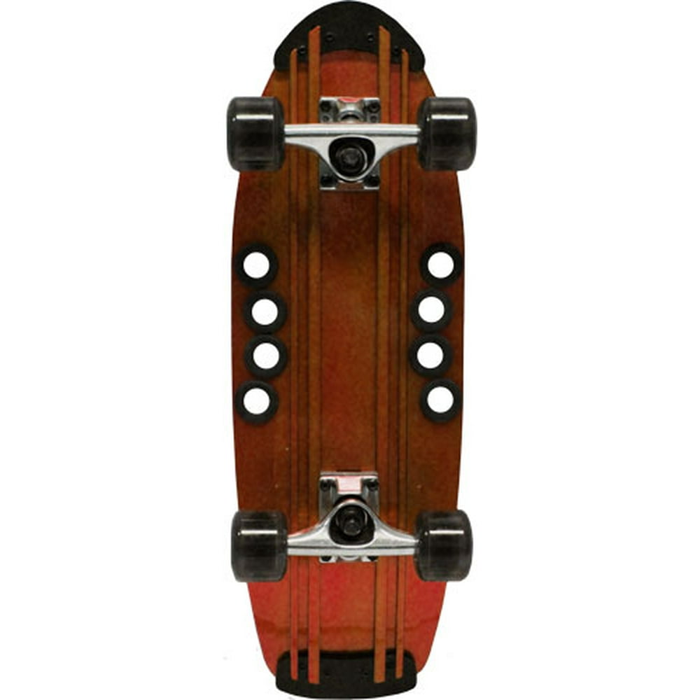 BEERCAN BOARDS ALUMINUM 24 MICROBREWSTER COMPLETE Orange Skateboard