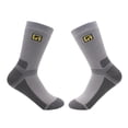 thumbnail image 2 of Calcetines de patinaje artístico Calcetines deportivos para patines de hielo Baile Elásticos para niños Hasta la rodilla gris, 2 of 9