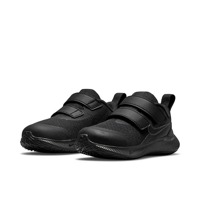 Toddler\'s Nike Star Runner 3 Black/Black-Dk Smoke Grey (DA2778 001) - 4