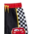 thumbnail image 2 of Cars Toddler Boys Character Rash Guard Top and Swim Shorts Set, 2-Piece, Size 12M-5T, 2 of 3