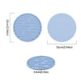 Silicone Round Insulated Soft Vertical Pattern Water Drain Easy To Clean High Temperature And