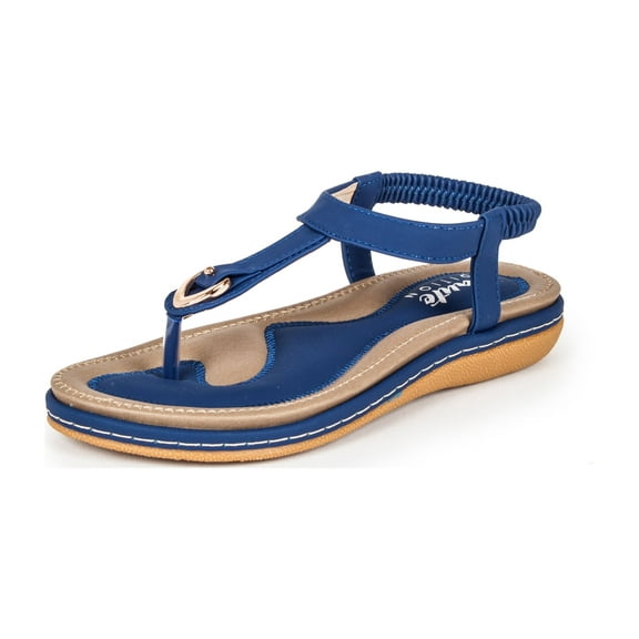 Haute Edition Women's Classic Bohemian Comfort Sandals