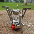 thumbnail image 3 of Portable Stove Retractable Feet Design High-Power Durable High Temperature Resistant Strong Load Bearing Fire Heater Blue Flame Outdoor Folding Mini Gas Stove for Camping, 3 of 7