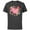 Charcoal, variant on Disney Princess Family Heart Sis of the Birthday Kid - Short Sleeve Cotton T-Shirt for Adults - Customized-Black