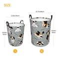 thumbnail image 5 of Kll Funny Beagle Active Dog Waterproof Foldable Laundry Hamper Bucket With Handles For Storage Bin,Kids Room,Home Organizer (Small), 5 of 8