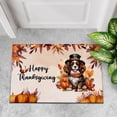 thumbnail image 4 of Happy Thanksgiving Cavalier King Charles Spaniel Welcome Thankful Fall Autumn Doormat Dog Lover Gifts Indoor Outdoor Welcome Mat - 02021, 4 of 5