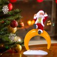 thumbnail image 4 of Musical Santa Claus Christmas Doll Flip-over Dancing Santa Toys Funciona con pilas Likrtyny Para estrenar, 4 of 9