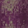 thumbnail image 1 of Ahgly Company Machine Washable Indoor Square Transitional Mauve Taupe Purple Area Rugs, 4' Square, 1 of 7