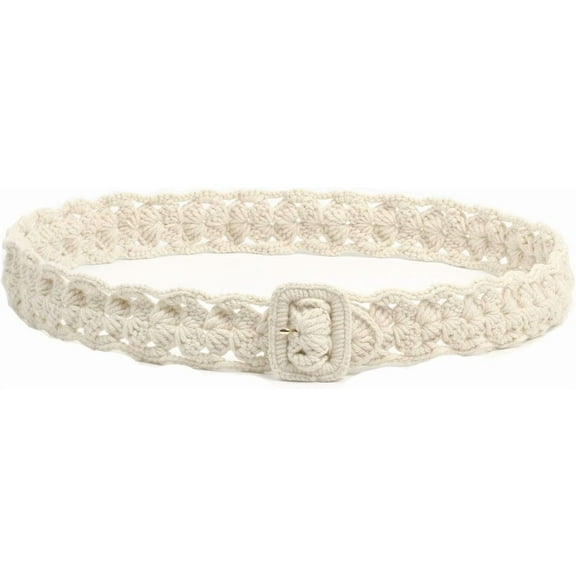 YooGuoGuo Simple Trendy Soft Cotton Rope Braided Woven Boho Waist Belt for Women Girl Medieval Bohemian for Dress Jeans