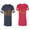 Men Navy / Women Red, variant on Wild King Queen Matching Couple Cotton Jerseys (Men Navy / Women Black) (Men S / Women S)