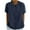 Tops for Women Plus Size-Navy, variant on Homenesgenics Tops for Women Plus Size,Tunic Tops for Women,Crop Tops for Women Women's solid summer cotton linen loose lapel doll Neck cute shirt Tops Blue XL