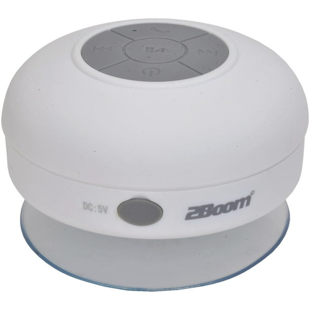 2BOOM BT290W Aqua Jam Bluetooth Shower Speaker (White)