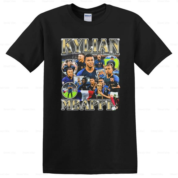 Wéar Kylian Mbappé Soccer Football Player Tee, for men & women, up to size 5XL.