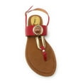 thumbnail image 4 of Victoria K Women's Rhinestone and Gold medallion Sandals, 4 of 4