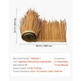 thumbnail image 3 of 1.3x3.2ft Artificial Thatch Roof Panel - Mexican Style Tiki Hut Decor, Waterproof Grass Skirt for Patio, Bar & Outdoor Roofing, 3 of 10