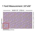 thumbnail image 3 of Castle Fairy Girls Cute Unicorn Fabric by the Yard 1 Yard, Dreamy Bow Knot Home Decor Fabric by the Yard, Watercolor Star Rainbow Sewing Fabric, Purple Room Decor, 3 of 6
