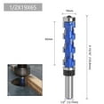 thumbnail image 2 of 12mm 1/2" Shank Double Bearing Spiral Flush Trim Router Bit Milling Cutter Engraving Machine Router Bit Set , High Precision, 2 of 4
