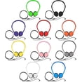 thumbnail image 4 of PYYNA-Bulk Classroom Headphones with Microphone – 10 Pack Multicolor Wired On-Ear Headsets, Adjustable 3.5mm Plug, Individually Wrapped for Schools, Libraries & Labs, 4 of 4