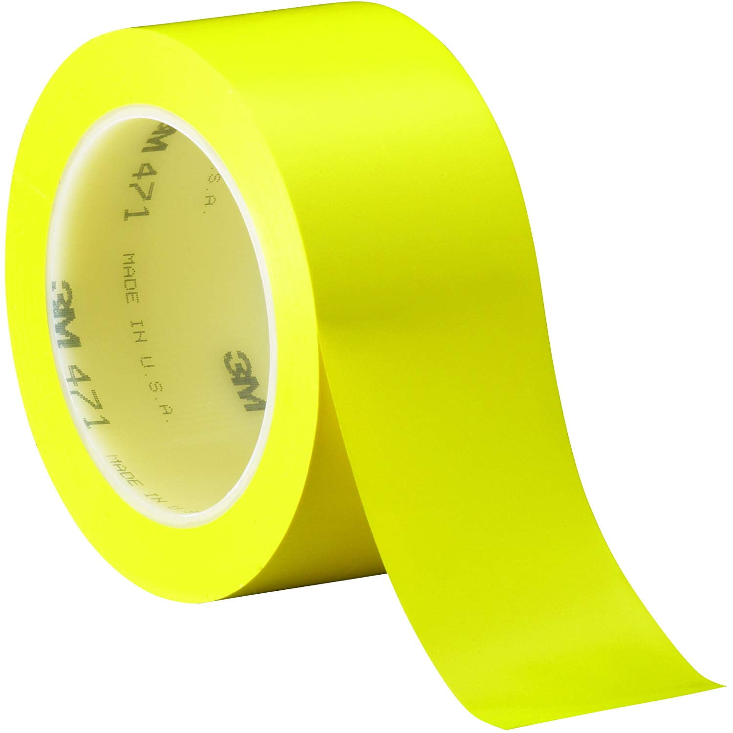 471Yellow2inx36yd Plastic Film Tape 2 in x 36 yd (Pack of 1