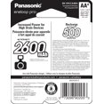 thumbnail image 2 of Panasonic BK-3HCCA4BA - Baterías recargabl pre cargadas de alta capacidad, Pro AA, 4 unidad, 2 of 5
