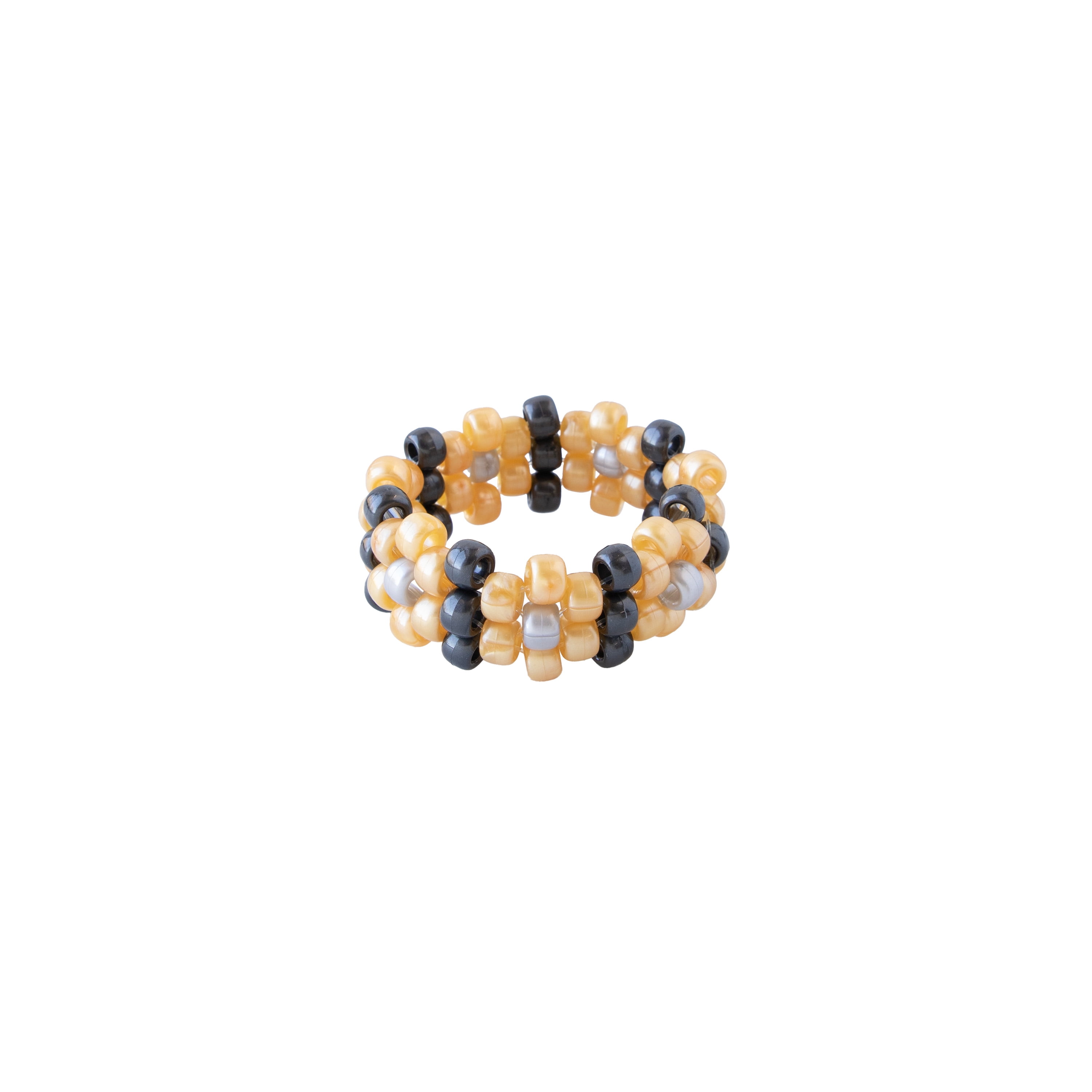 Hello Hobby Metallic Pearl Pony Bead Multi 500 Plastic Beads