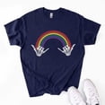 thumbnail image 2 of LGBTQ Skeleton Hand Rocks T-Shirt, Pride Rainbow Shirt, Perfect Gift For Pride Month, Gay Lesbian Shirt, 2 of 3