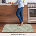 thumbnail image 5 of Summer Palm Leaf Door Mat&nbsp;Indoor Outdoor Entrance, Non Slip Rug for Kitchen Bathroom Entryway Rug, Green Tropical Bloom Silhouettes Washable Doormat Floor Mat for Office Home Decor 20x31.5 Inch, 5 of 8