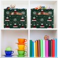 thumbnail image 6 of Yayeee 2 Pack Canvas Storage Basket with Handles for Shelves Fabric Bins Closet Organizer, Christmas Santa Hats, 6 of 8