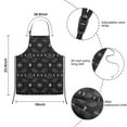 thumbnail image 3 of Black Eye Moon Crystal Cloud Star Pattern Kids Aprons for Girls and Boys,Adjustable Neck Strap Toddler Aprons for Kids Cooking Baking, 3 of 6