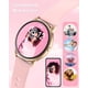 thumbnail image 2 of Reloj conectado para hombre redondo de color rosa Reloj inteligente Monitor de ritmo cardíaco Reloj deportivo Podómetro Impermeable IP68 Seguimiento del sueño Reloj inteligente Bluetooth SMS y notific, 2 of 5