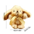 thumbnail image 4 of Msgweeeg Cute Plushies Plush Birthday Gifts for Her Gift Rabbits Plushs Toy Small Doll Bag Pendant Keychain Easter Cartoons Cute Backpack Ornament, 4 of 7
