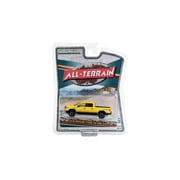 2018 Nissan Titan XD Pro-4X, Yellow - Greenlight 35250E/48 - 1/64 Scale Diecast Model Car