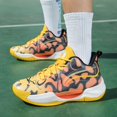 thumbnail image 6 of Bolognifi Fashion Men's Shoes Basketball Sports Training Sneakers Running Fans - YELLOW_5.5, 6 of 6